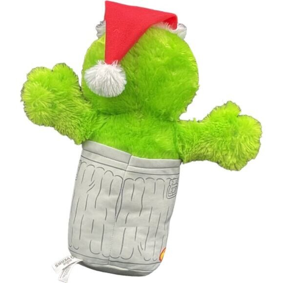 Sesame Street Oscar the Grouch Christmas 50 Year Collectable Plush Toy 14" - Picture 4 of 4